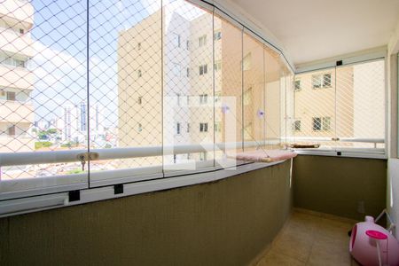 Varanda da sala de apartamento à venda com 3 quartos, 106m² em Vila Valparaíso, Santo André