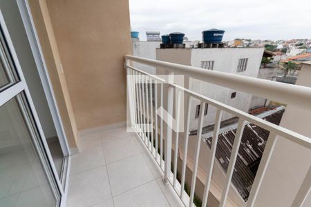 Varanda da Sala de apartamento para alugar com 1 quarto, 32m² em Vila Ré, São Paulo