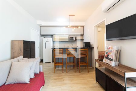 Sala de apartamento à venda com 1 quarto, 48m² em Sumaré, São Paulo