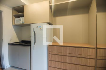 Cozinha e Armário do Quarto de apartamento para alugar com 1 quarto, 20m² em Perdizes, São Paulo