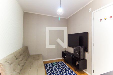 Sala/Cozinha de apartamento à venda com 1 quarto, 28m² em Vila Campanela, São Paulo