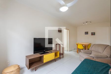 Sala de apartamento para alugar com 1 quarto, 60m² em Pompéia, Santos