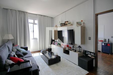 Sala de apartamento para alugar com 3 quartos, 88m² em Serra, Belo Horizonte