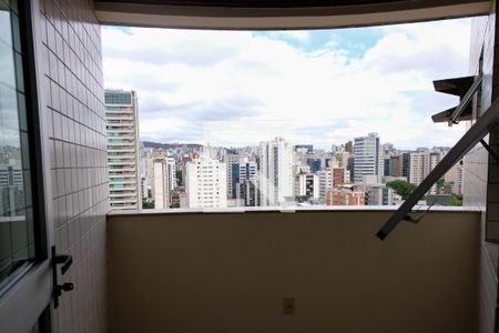 Varanda da Sala de apartamento para alugar com 1 quarto, 40m² em Savassi, Belo Horizonte