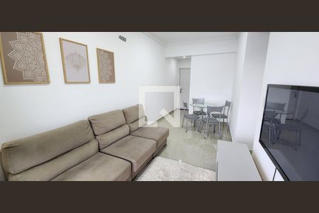 Sala de apartamento para alugar com 1 quarto, 52m² em Vila Matias, Santos