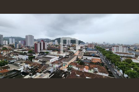 Vista da Varanda de apartamento para alugar com 1 quarto, 52m² em Vila Matias, Santos