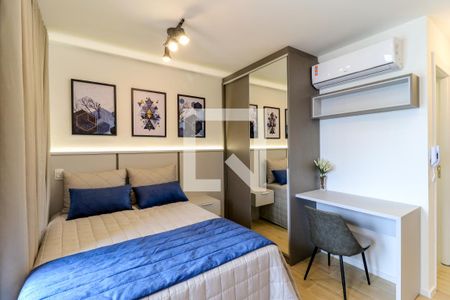 Sala/quarto de kitnet/studio para alugar com 1 quarto, 25m² em Campo Belo, São Paulo