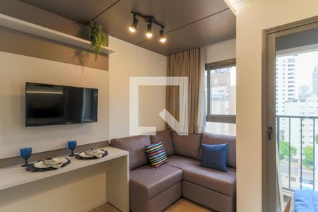 Sala/quarto de kitnet/studio para alugar com 1 quarto, 25m² em Campo Belo, São Paulo