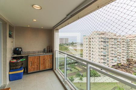 Varanda de apartamento à venda com 3 quartos, 81m² em Recreio dos Bandeirantes, Rio de Janeiro