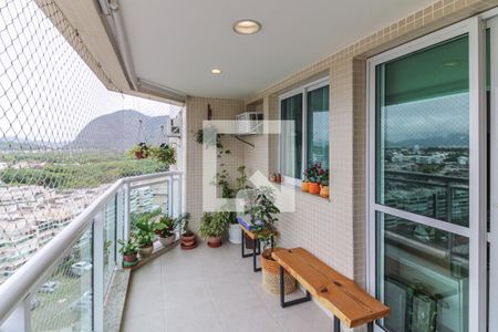 Varanda de apartamento à venda com 3 quartos, 81m² em Recreio dos Bandeirantes, Rio de Janeiro