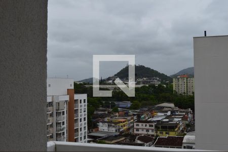 Varanda da sala - Vista de apartamento à venda com 3 quartos, 70m² em Anil, Rio de Janeiro