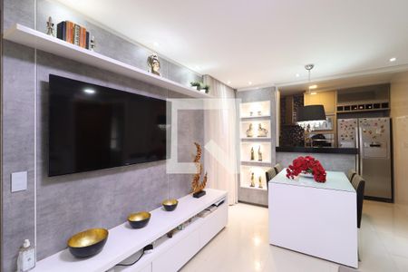 Sala de apartamento para alugar com 2 quartos, 97m² em Aclimação, Uberlândia