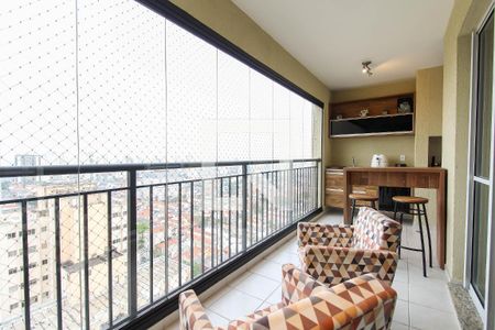 Varanda da Sala de apartamento para alugar com 3 quartos, 95m² em Alto da Mooca, São Paulo