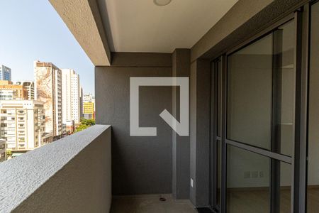 Varanda de apartamento à venda com 1 quarto, 54m² em Consolação, São Paulo