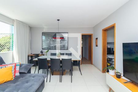 Sala de apartamento à venda com 3 quartos, 82m² em Dona Clara, Belo Horizonte