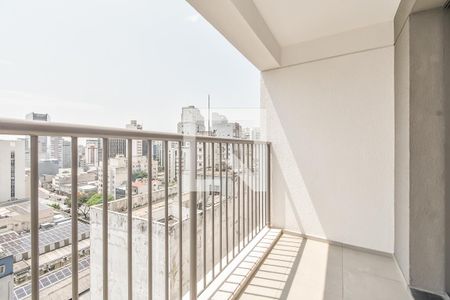 Varanda de kitnet/studio para alugar com 1 quarto, 25m² em Consolação, São Paulo