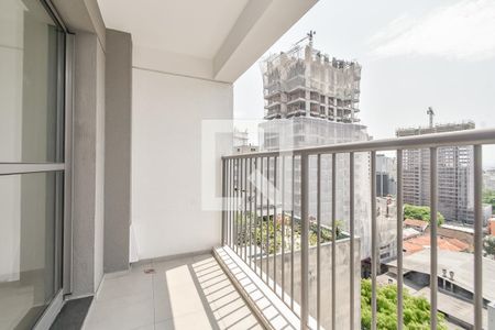 Varanda de kitnet/studio para alugar com 1 quarto, 25m² em Consolação, São Paulo