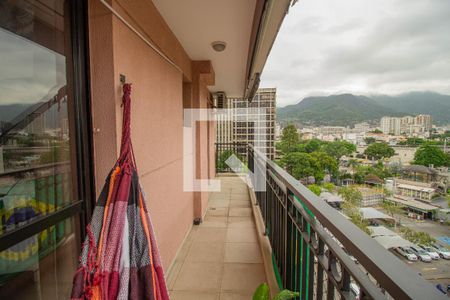 Varanda da Sala de apartamento à venda com 1 quarto, 55m² em São Cristóvão, Rio de Janeiro