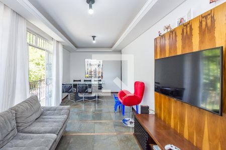 Sala 1 de apartamento à venda com 3 quartos, 125m² em Luxemburgo, Belo Horizonte