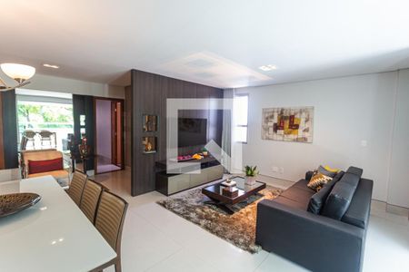 Sala de apartamento à venda com 4 quartos, 163m² em Liberdade, Belo Horizonte