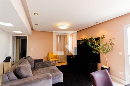 Sala de apartamento à venda com 3 quartos, 97m² em Campestre, Santo André