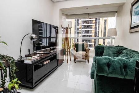 Sala, ambiente estar  de apartamento à venda com 2 quartos, 139m² em Indianópolis, São Paulo