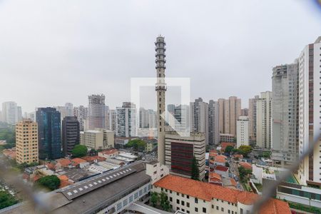 Sala - Vista de apartamento para alugar com 1 quarto, 42m² em Jardim das Acacias, São Paulo
