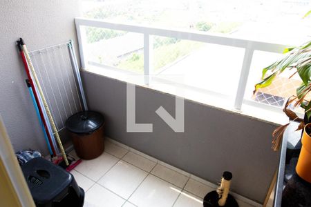 Varanda da Sala de apartamento à venda com 2 quartos, 51m² em Parque Central, Santo André