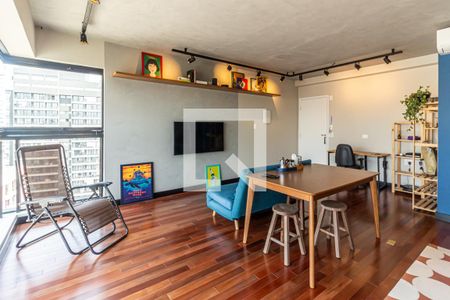 Sala de apartamento à venda com 1 quarto, 48m² em Bela Vista, São Paulo