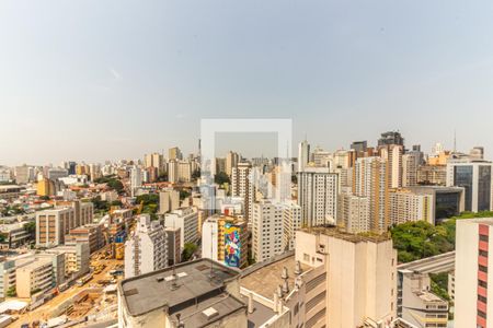 Sala - Vista de apartamento à venda com 1 quarto, 48m² em Bela Vista, São Paulo