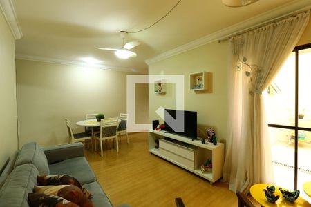 Sala de apartamento à venda com 2 quartos, 79m² em Vila Guiomar, Santo André