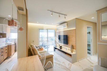 Sala de apartamento à venda com 2 quartos, 74m² em Cidade Mãe do Céu, São Paulo