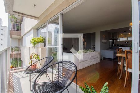 Varanda de apartamento à venda com 3 quartos, 135m² em Campo Belo, São Paulo