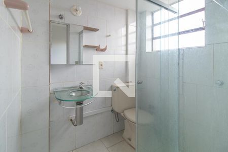 Banheiro de kitnet/studio para alugar com 1 quarto, 32m² em Farroupilha, Porto Alegre