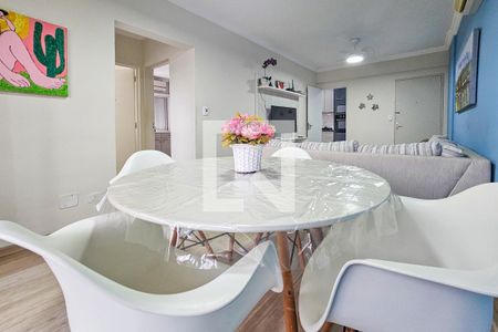 sala de apartamento para alugar com 2 quartos, 80m² em Jardim Três Marias, Guarujá