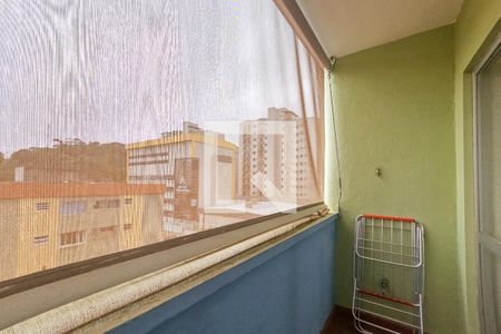 Varanda sala de apartamento para alugar com 2 quartos, 80m² em Jardim Três Marias, Guarujá