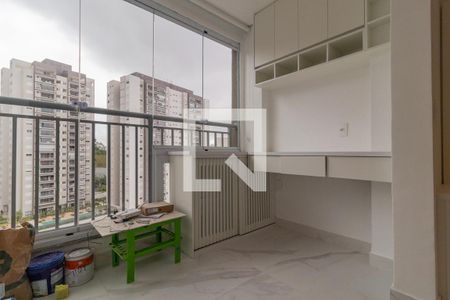 Varanda do Studio de apartamento para alugar com 1 quarto, 25m² em Vila Andrade, São Paulo