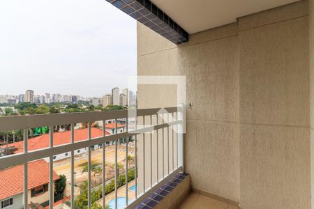 Varanda da Sala de apartamento para alugar com 2 quartos, 58m² em Cidade Monções, São Paulo