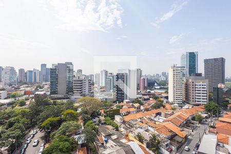 Sala - Vista de apartamento para alugar com 1 quarto, 60m² em Pinheiros, São Paulo
