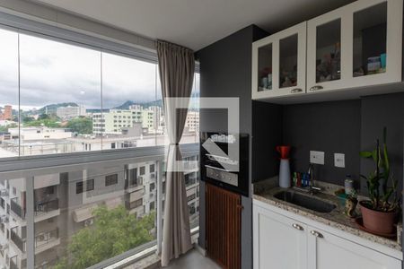 Varanda gourmet de apartamento à venda com 3 quartos, 125m² em Praca da Bandeira, Rio de Janeiro