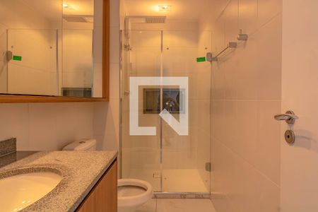 Banheiro de apartamento à venda com 1 quarto, 37m² em Vila Monte Alegre, São Paulo