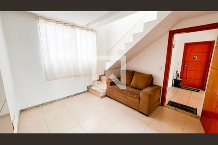 Sala  de apartamento à venda com 3 quartos, 114m² em Planalto, Belo Horizonte