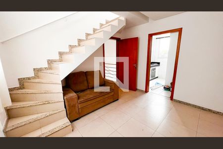 Sala  de apartamento à venda com 3 quartos, 114m² em Planalto, Belo Horizonte