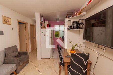 Sala de apartamento para alugar com 2 quartos, 42m² em Canudos, Novo Hamburgo