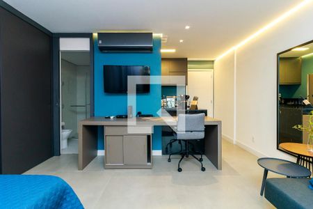 Studio de apartamento para alugar com 1 quarto, 45m² em Brooklin, São Paulo