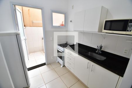 Cozinha de kitnet/studio para alugar com 1 quarto, 35m² em Parque dos Jacarandás, Campinas