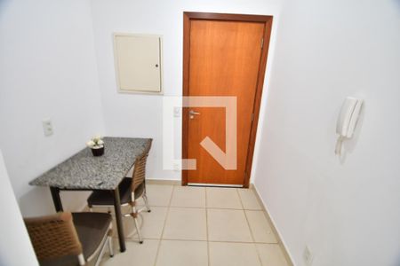 Cozinha de kitnet/studio para alugar com 1 quarto, 35m² em Parque dos Jacarandás, Campinas