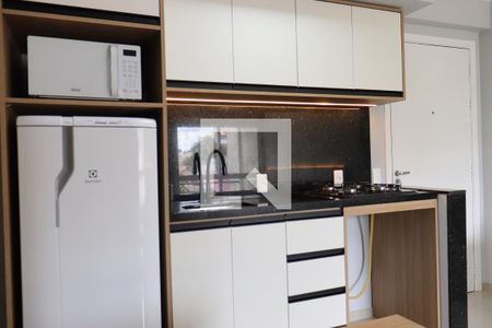 Cozinha - Armários de apartamento para alugar com 1 quarto, 31m² em Centro, São Leopoldo