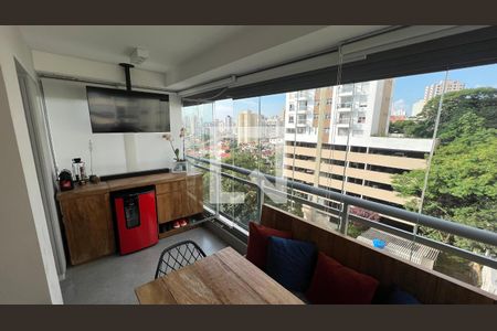 Varanda da Sala de apartamento à venda com 2 quartos, 82m² em Sumaré, São Paulo