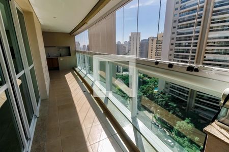 Varanda da Sala de apartamento para alugar com 4 quartos, 193m² em Vila Suzana, São Paulo